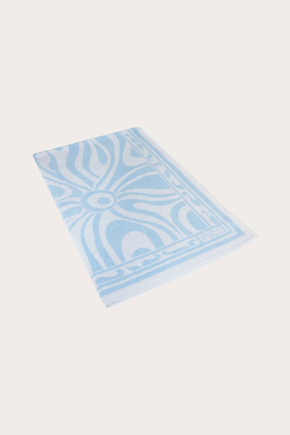 Pucci Telo mare jacquard con motivo Marmo 2025