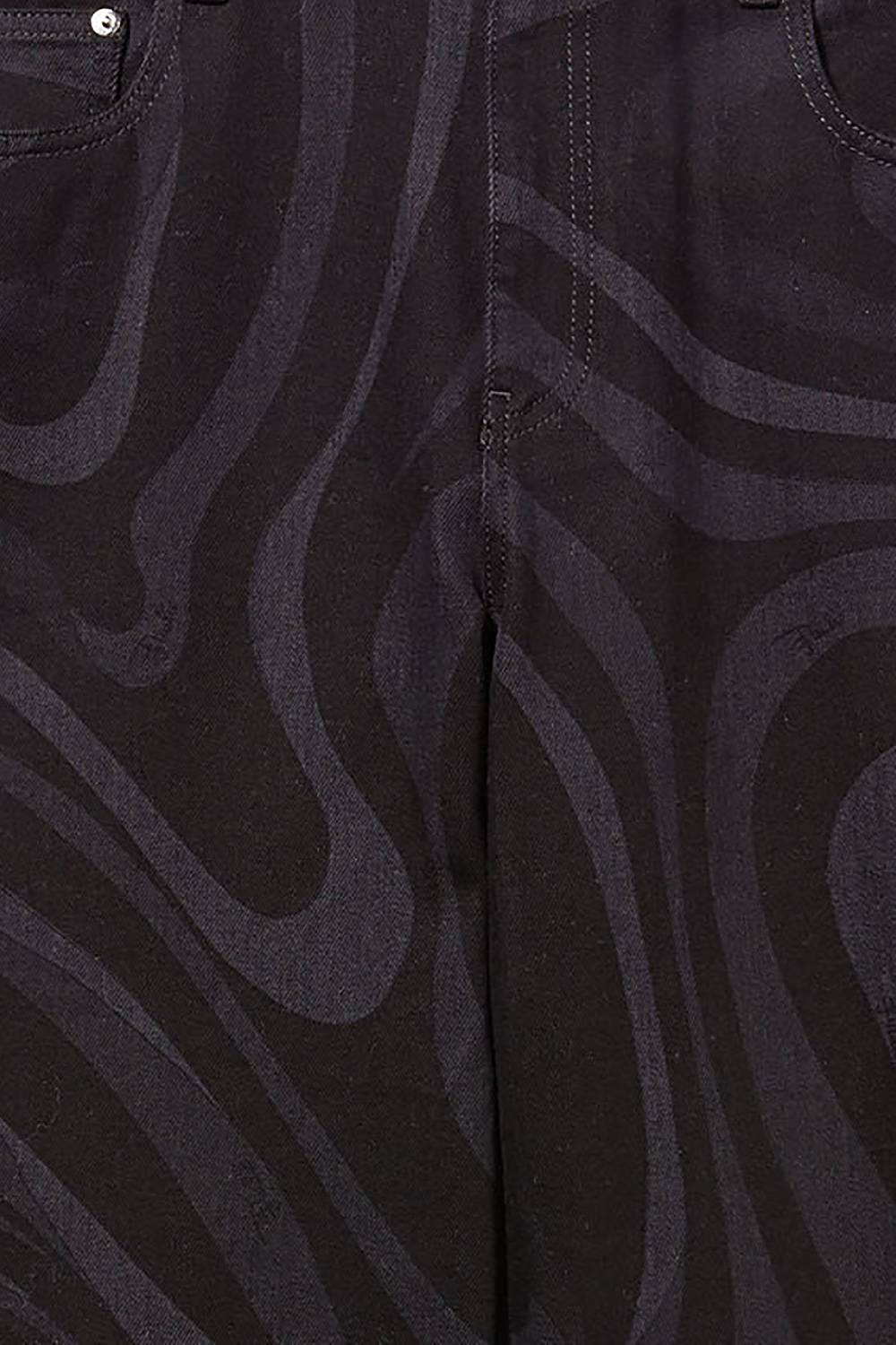 Pucci Jeans a gamba dritta con stampa Marmo Convenienza