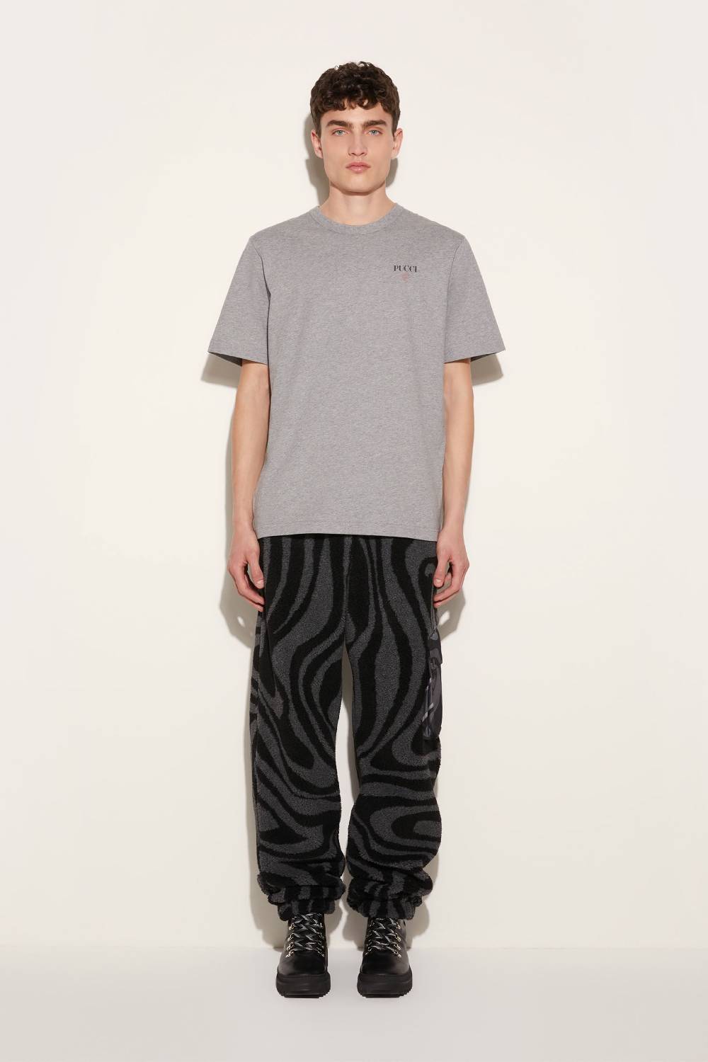 Pucci T-shirt con logo Pesci Novità
