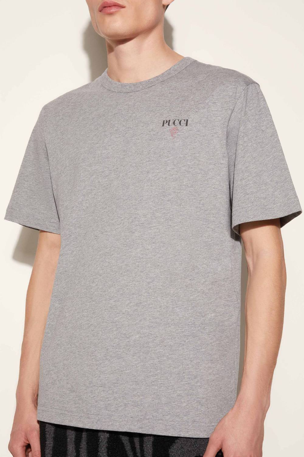 Pucci T-shirt con logo Pesci Novità