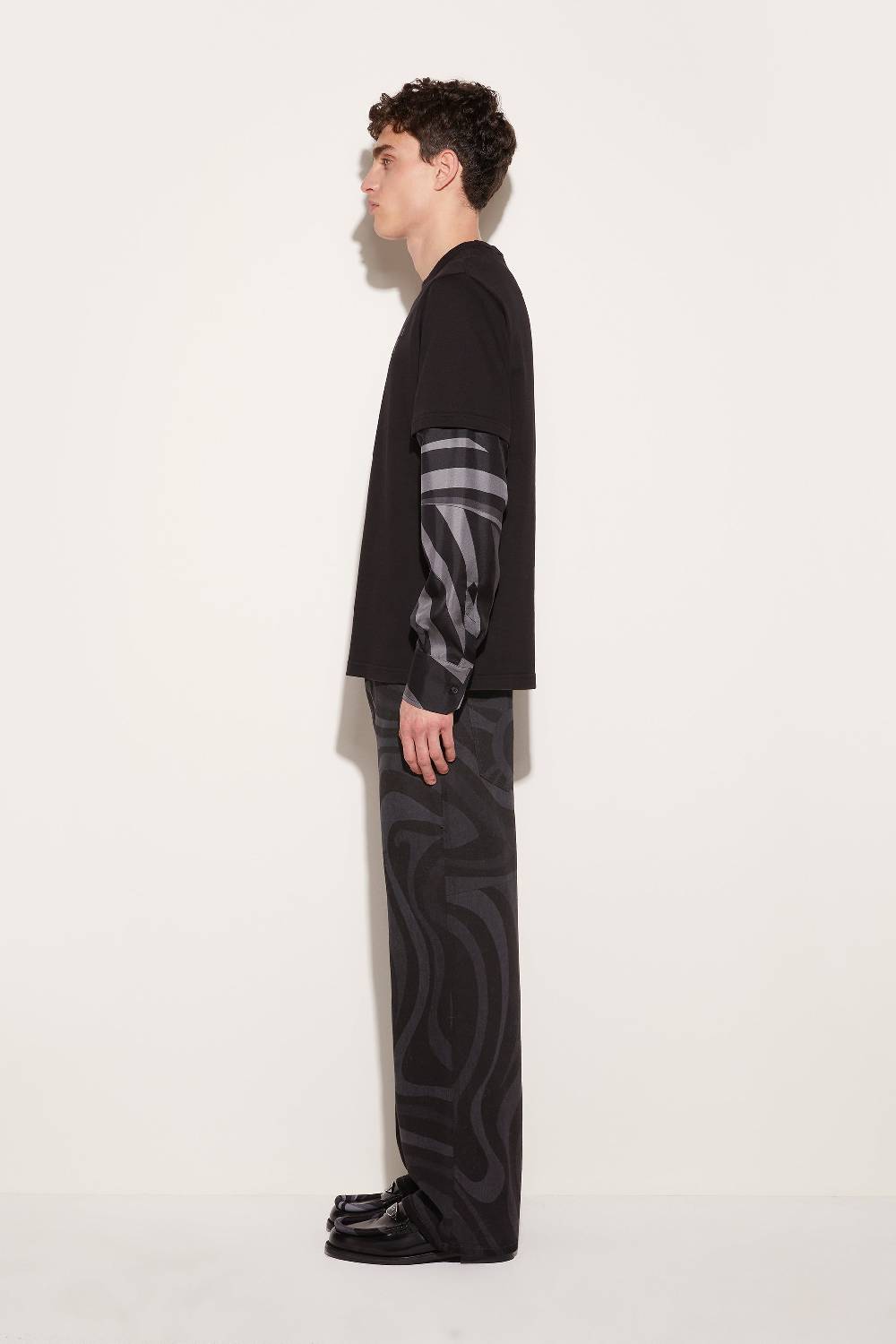 Pucci Top a strati con inserti Iride Saldi