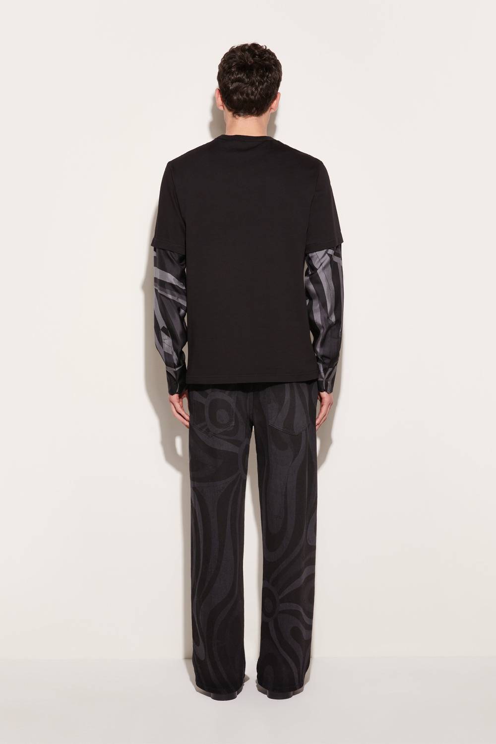 Pucci Top a strati con inserti Iride Saldi
