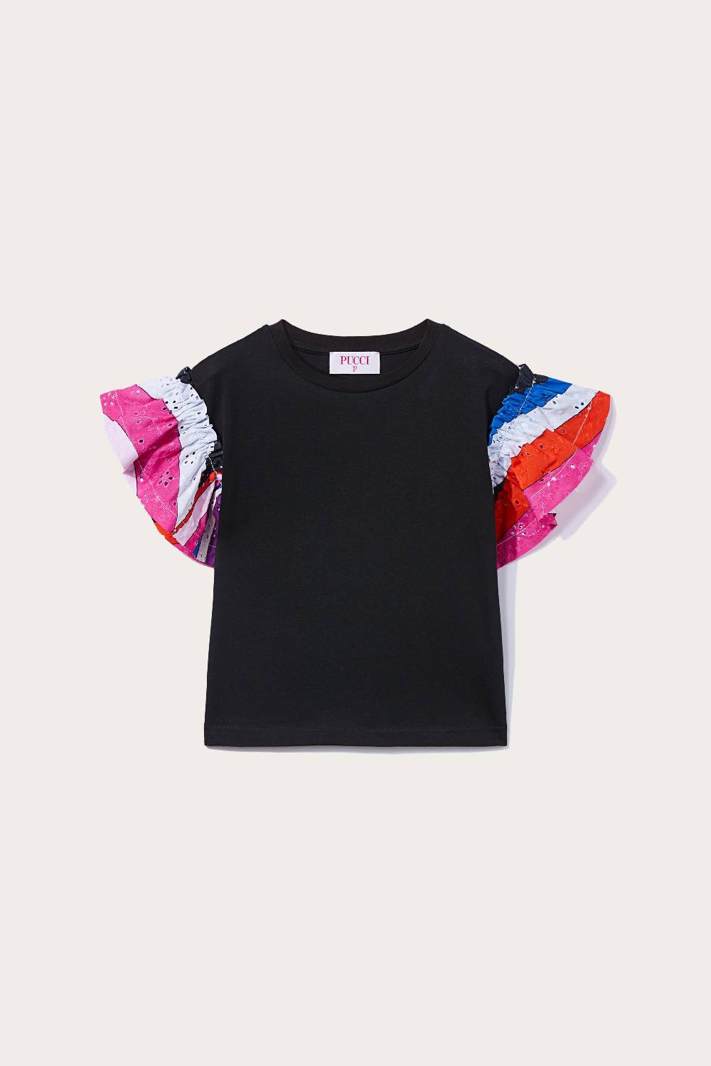 Pucci T-shirt con inserti Iride Italy