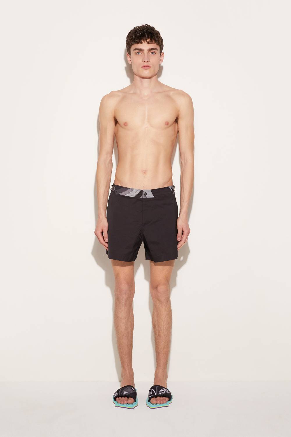 Pucci Shorts da mare con finiture Iride Acquista Ora