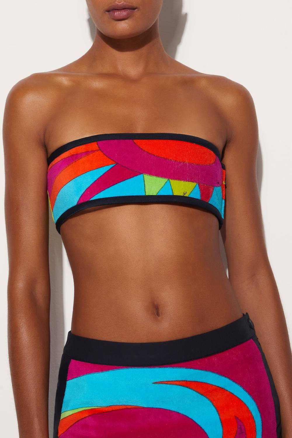 Pucci Top a fascia con stampa Cigni Fino Al -60%