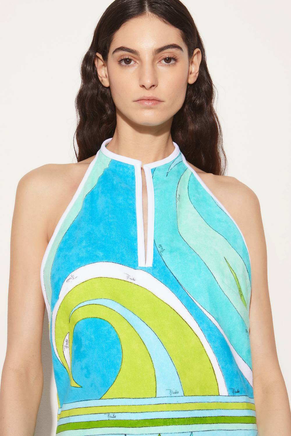 Pucci Mini abito con stampa Cigni Convenienza