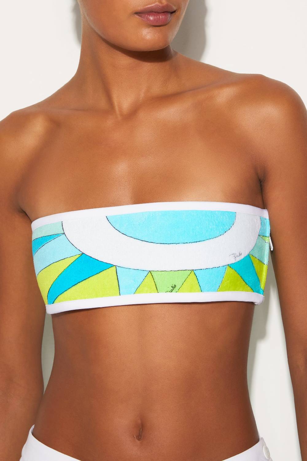 Pucci Top a fascia con stampa Cigni Novità