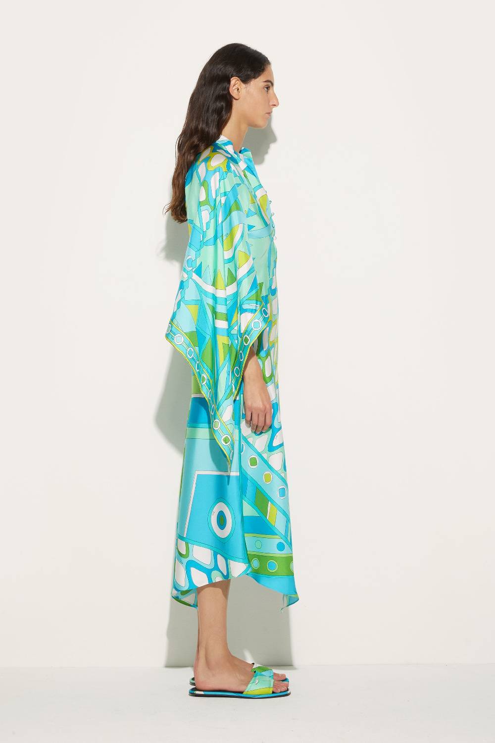 Pucci Abito kaftano in seta con stampa Vivara Lightning offer