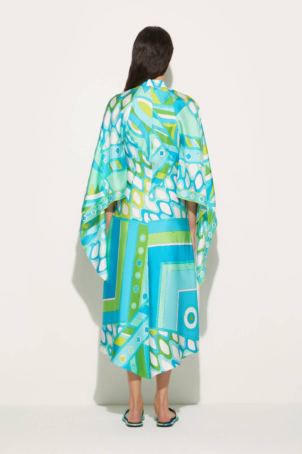 Pucci Abito kaftano in seta con stampa Vivara Lightning offer