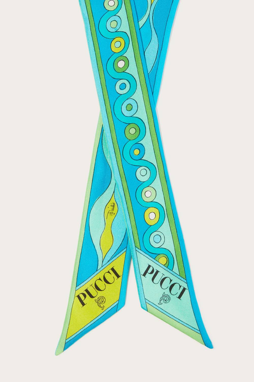 Pucci Foulard in seta con stampa Iride Sconti VIP