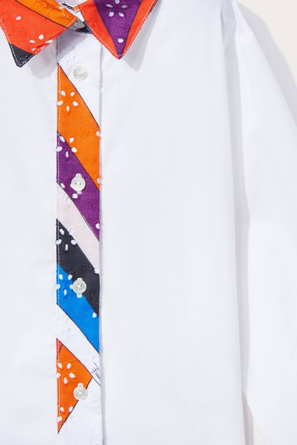 Pucci Camicia con inserti Iride Super Saving Price