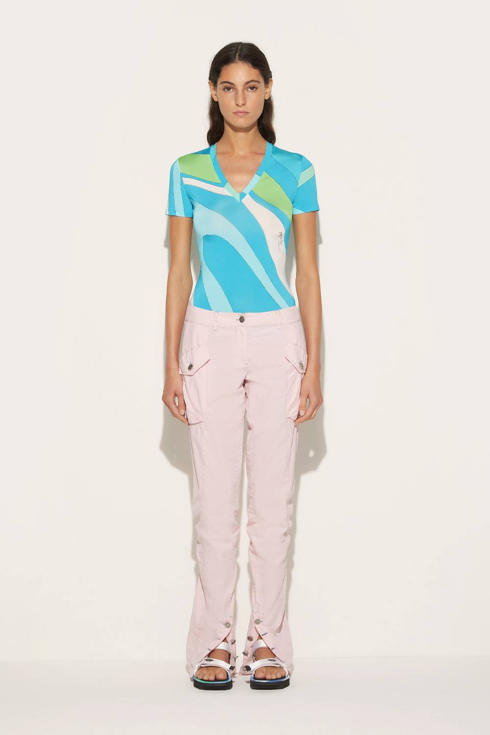 Pucci T-shirt con stampa Marmo Only for today