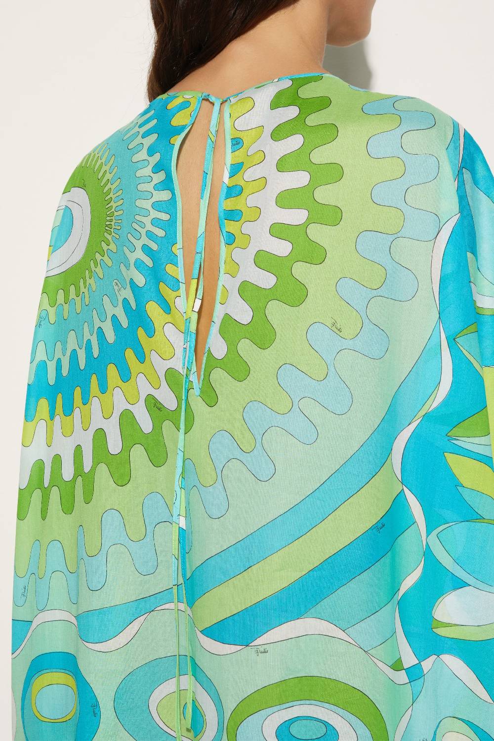 Pucci Abito kaftano con stampa Bersaglio Super sconto