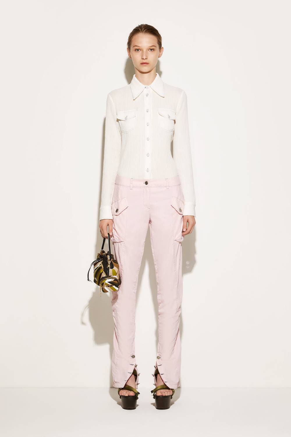 Pucci Pantaloni cargo toile di cotone Duty-free