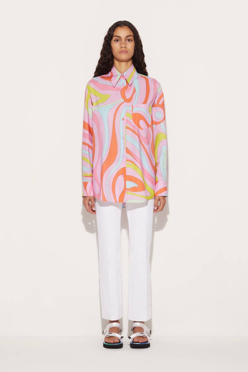 Pucci Camicia con stampa Marmo 50% di sconto per tempo limitato