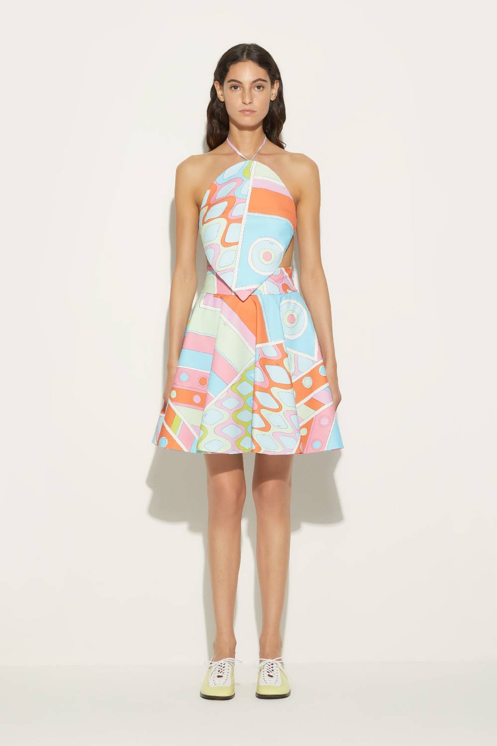 Pucci Top a goccia con stampa Vivara 2025