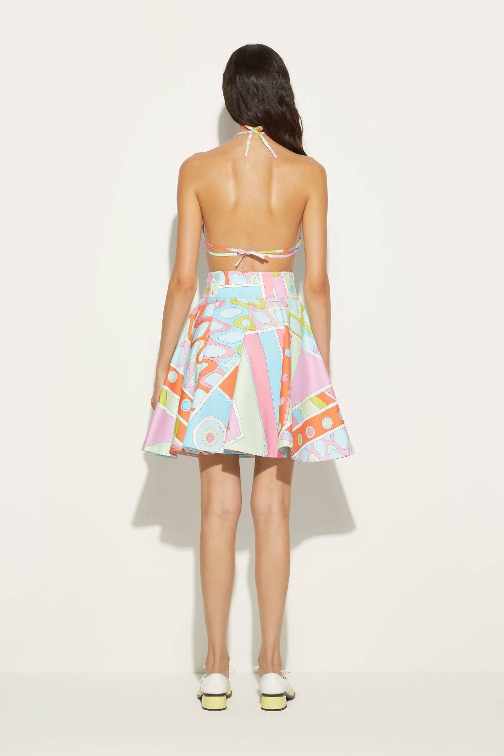 Pucci Top a goccia con stampa Vivara 2025