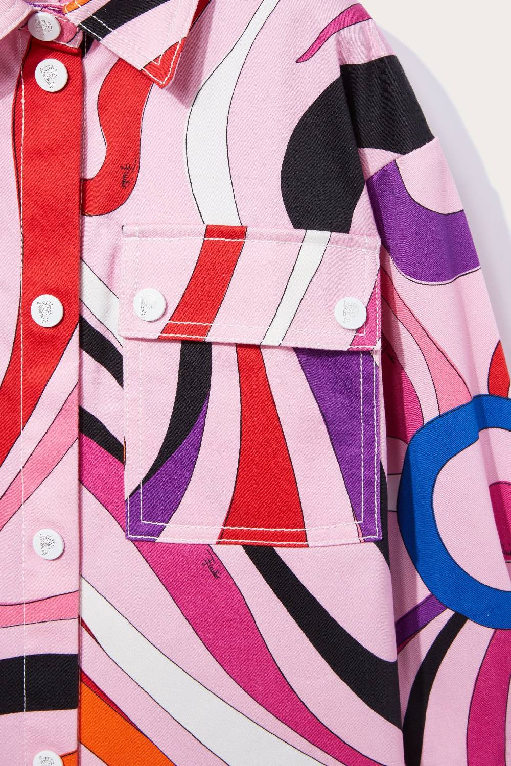 Pucci Abito con stampa Marmo Pezzi Unici
