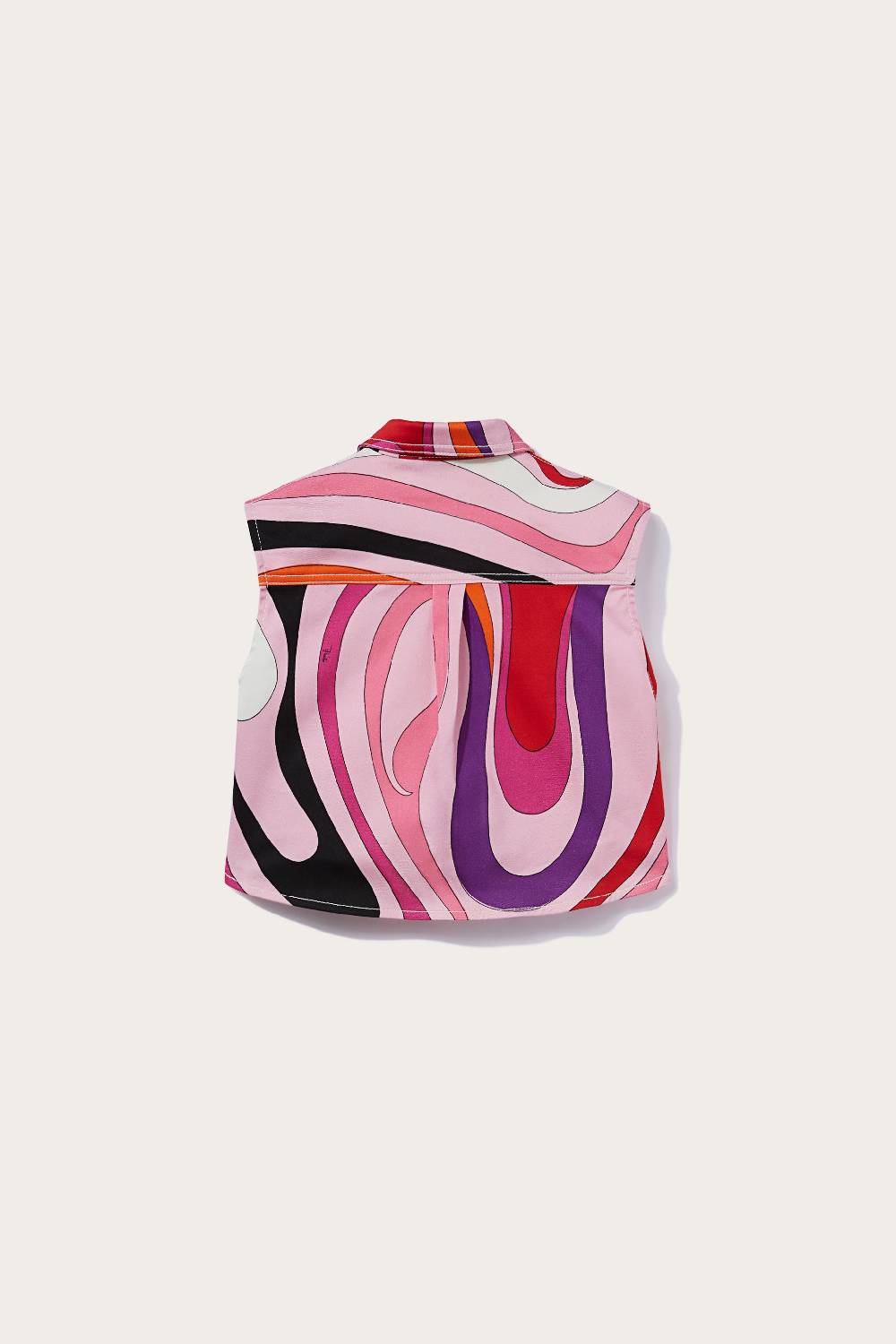Pucci Camicia smanicata con stampa Marmo Qualità Garantita