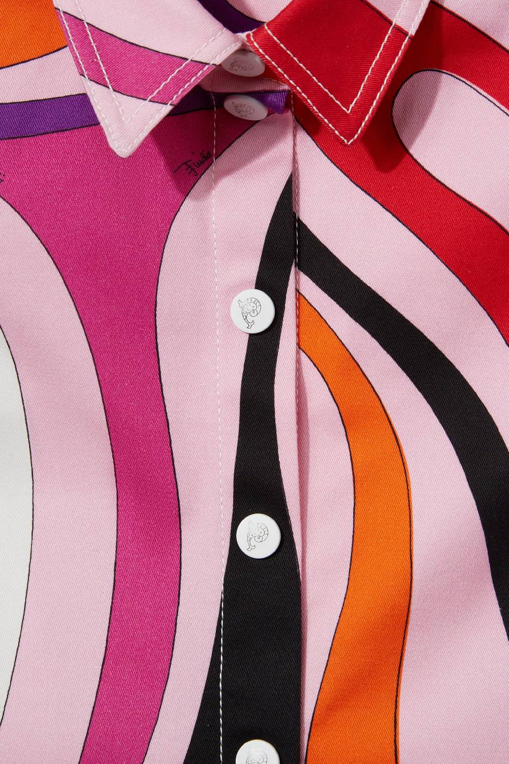 Pucci Camicia smanicata con stampa Marmo Qualità Garantita
