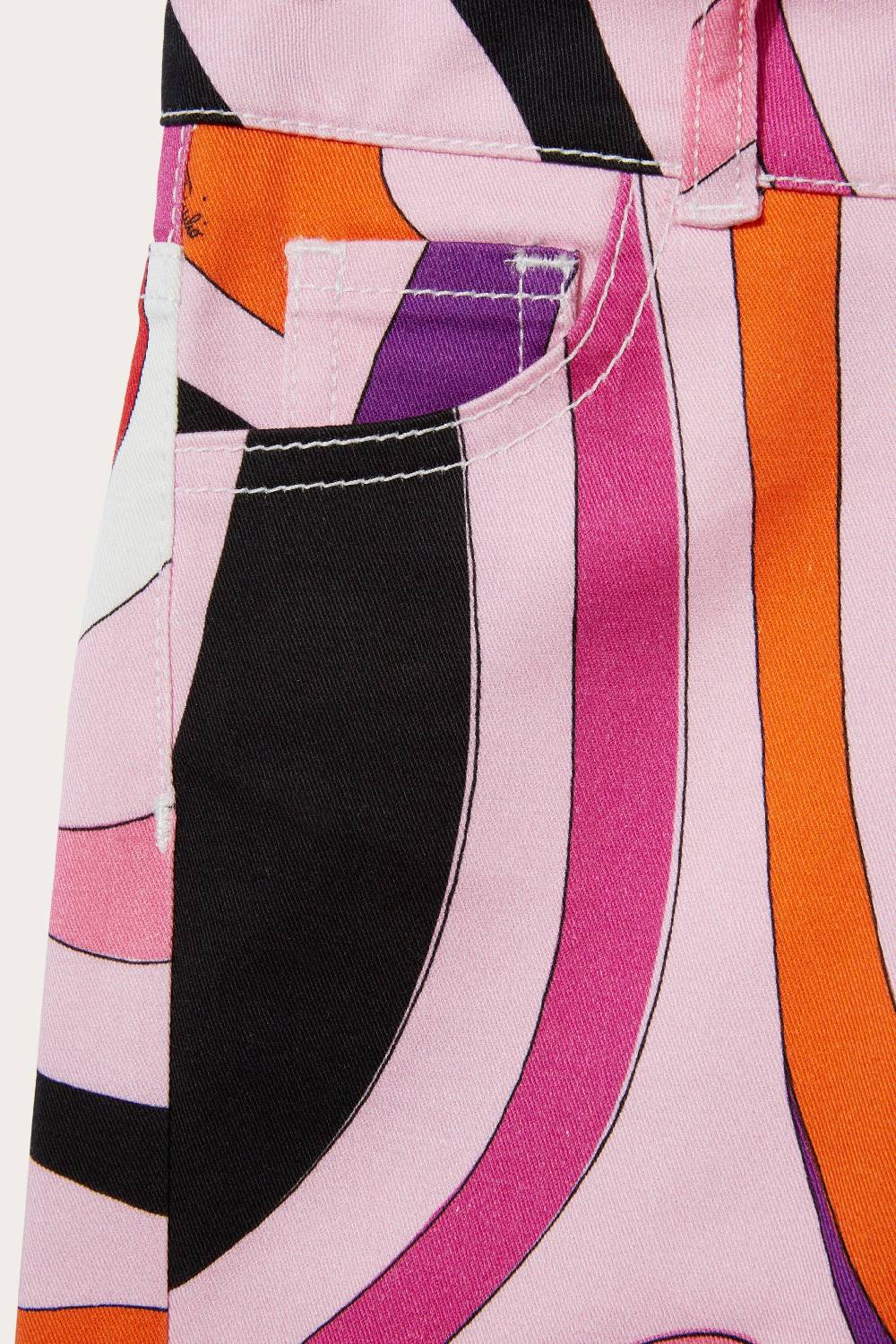 Pucci Jeans con stampa Marmo Consegna Veloce