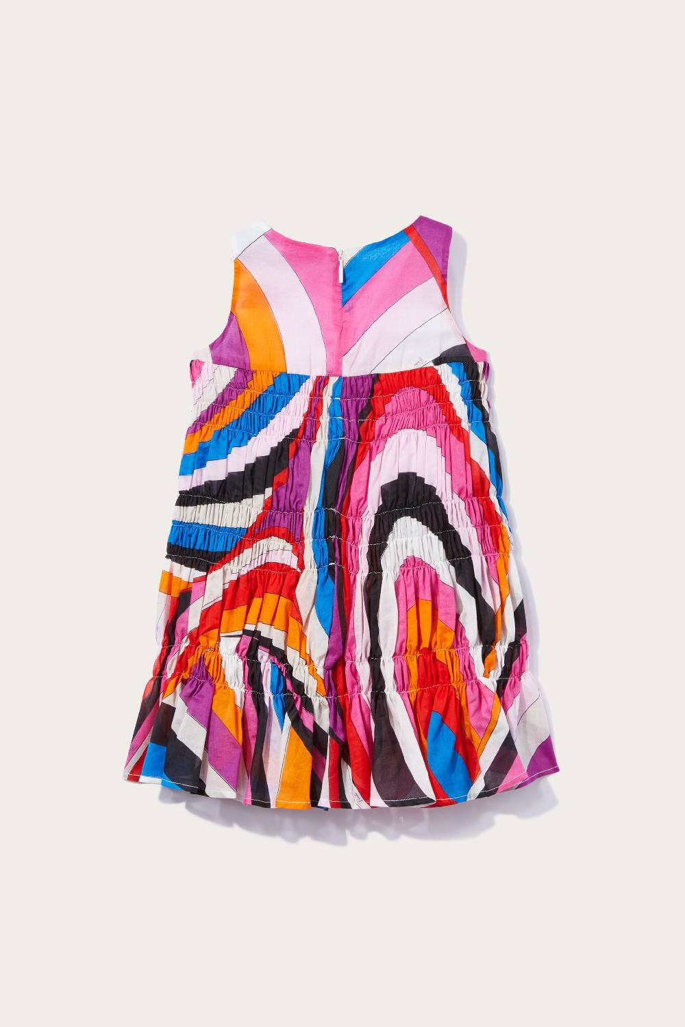 Pucci Abito a punto smock con stampa Iride Presa