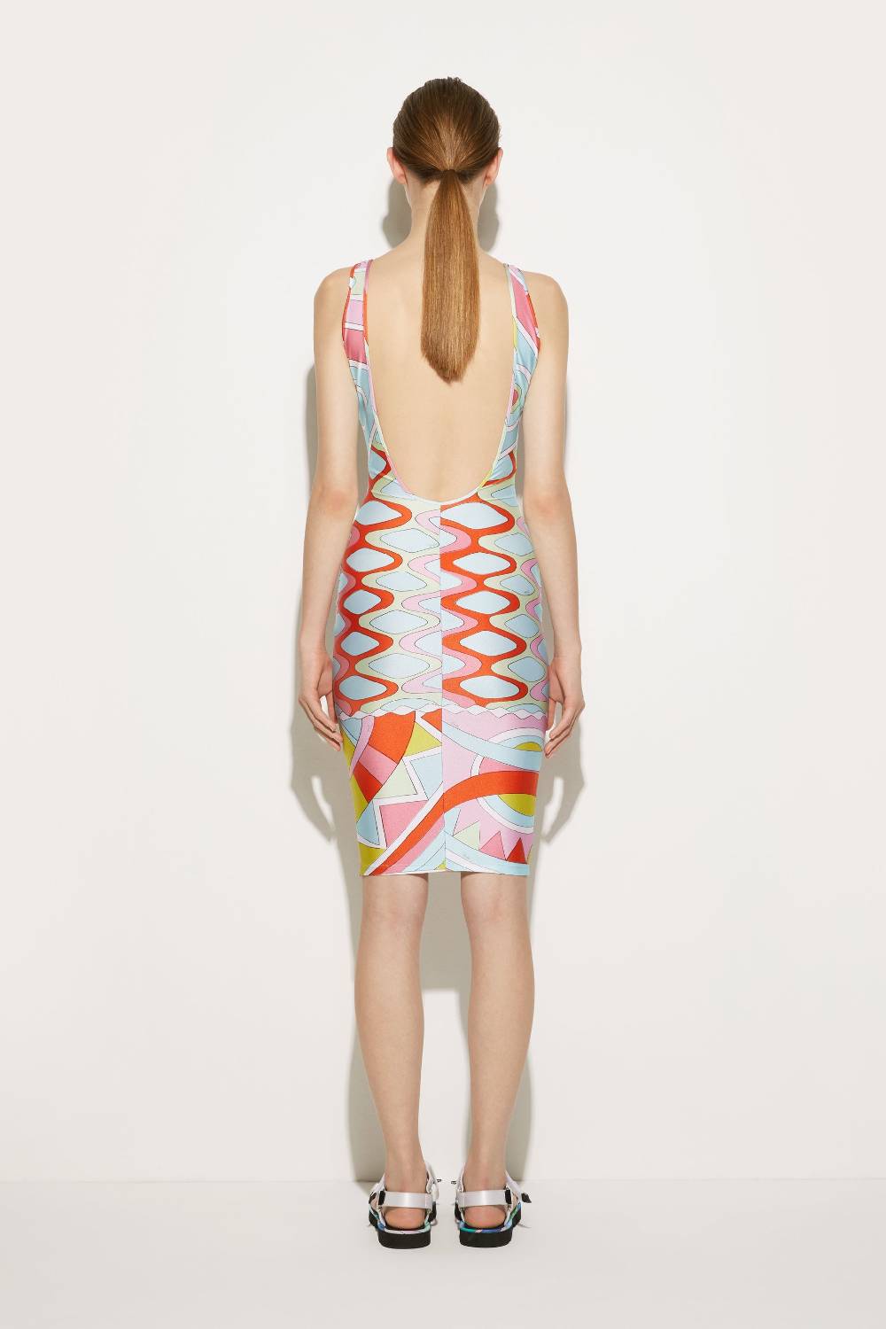 Pucci Abito midi con stampa Vivara Saldi