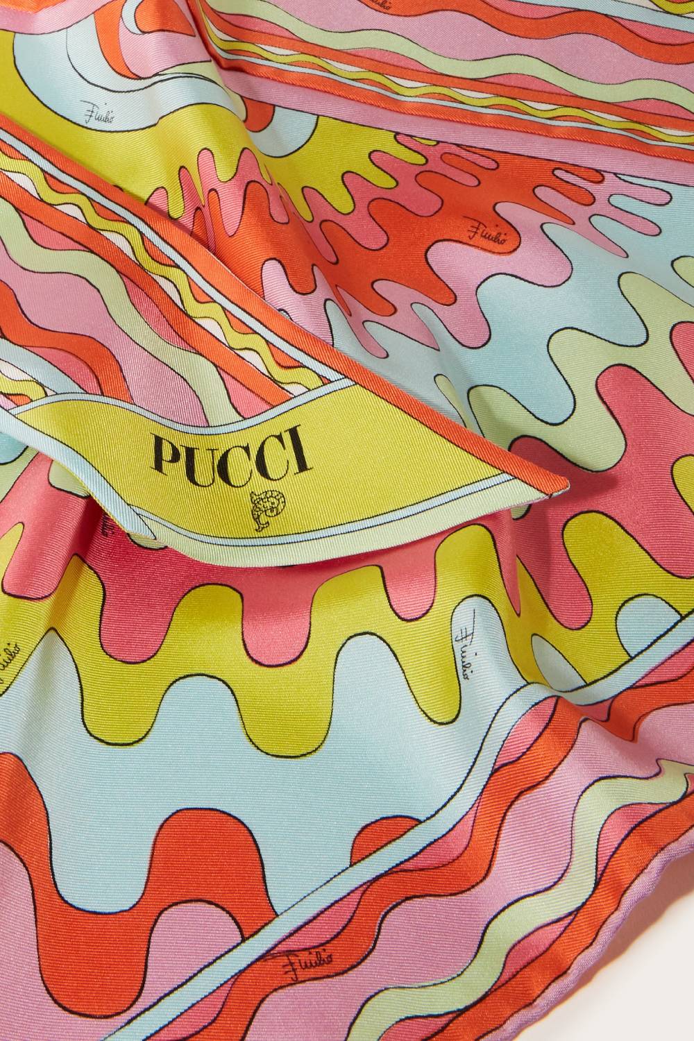 Pucci Foulard in seta con stampa Bersaglio In Saldo