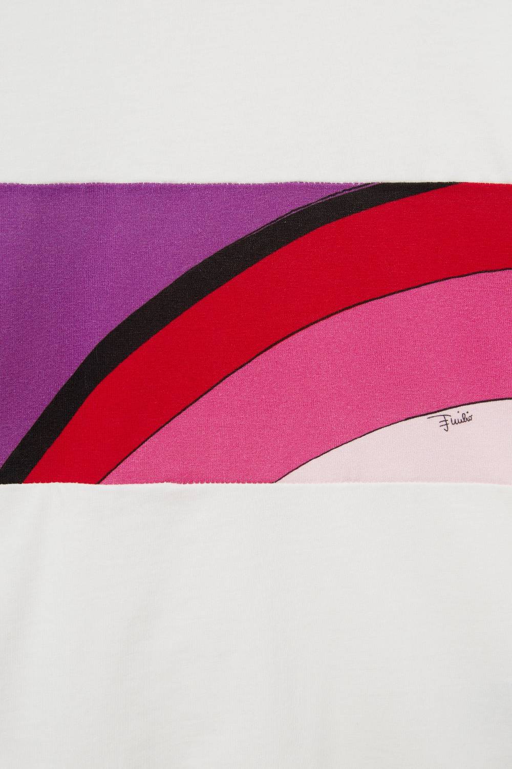 Pucci Felpa con inserto Iride Grande vendita