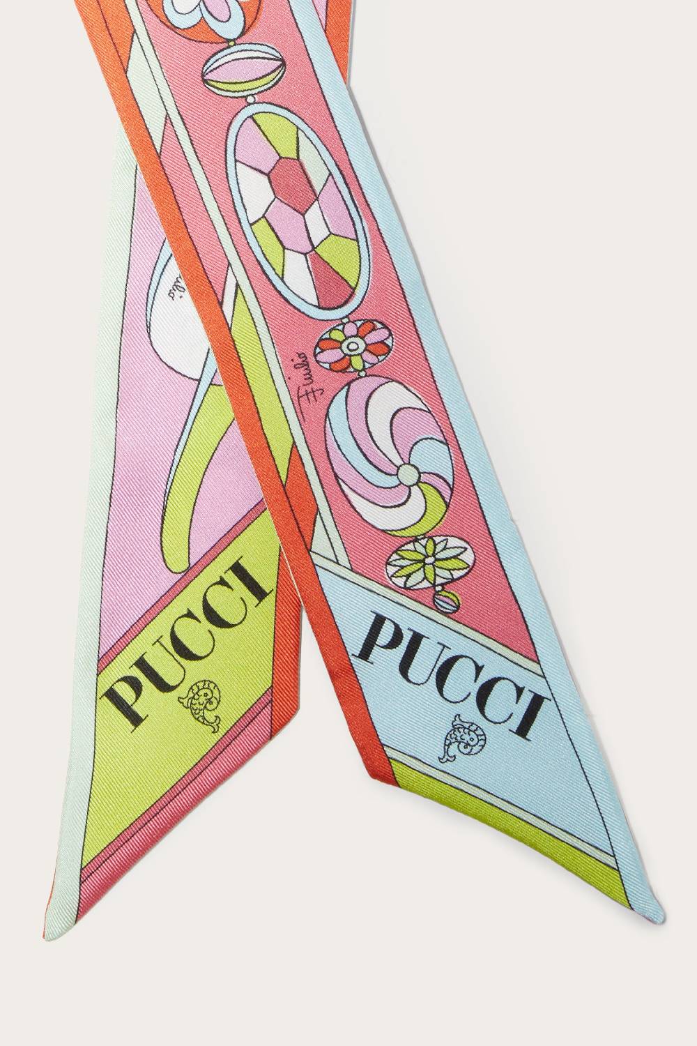 Pucci Foulard in seta con stampa Pesci Cyber Monday
