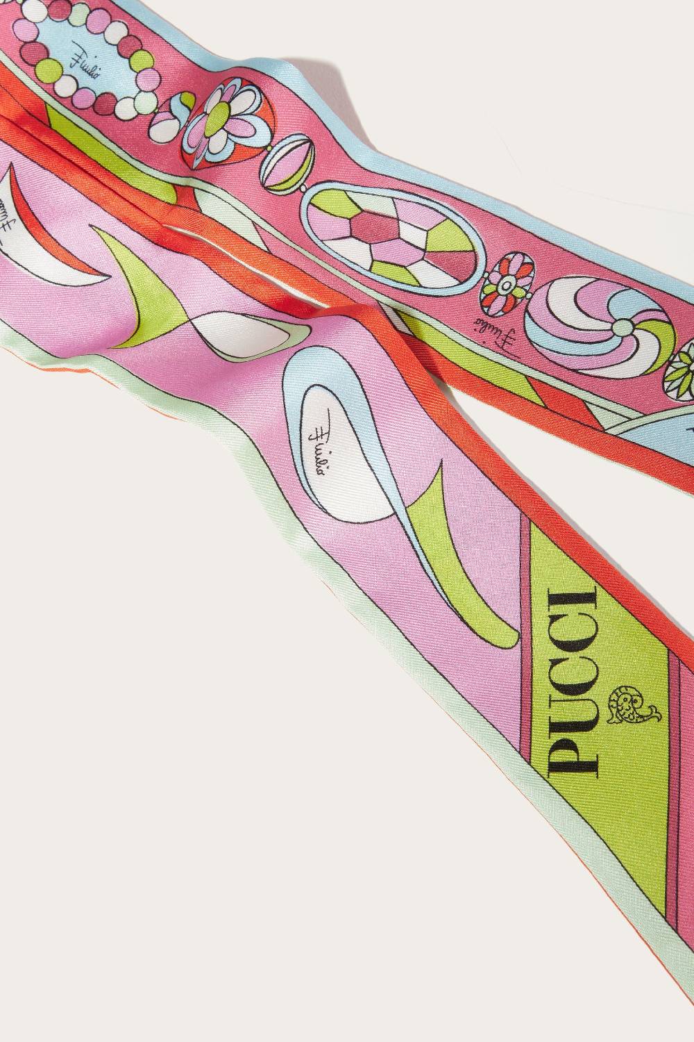 Pucci Foulard in seta con stampa Pesci Cyber Monday