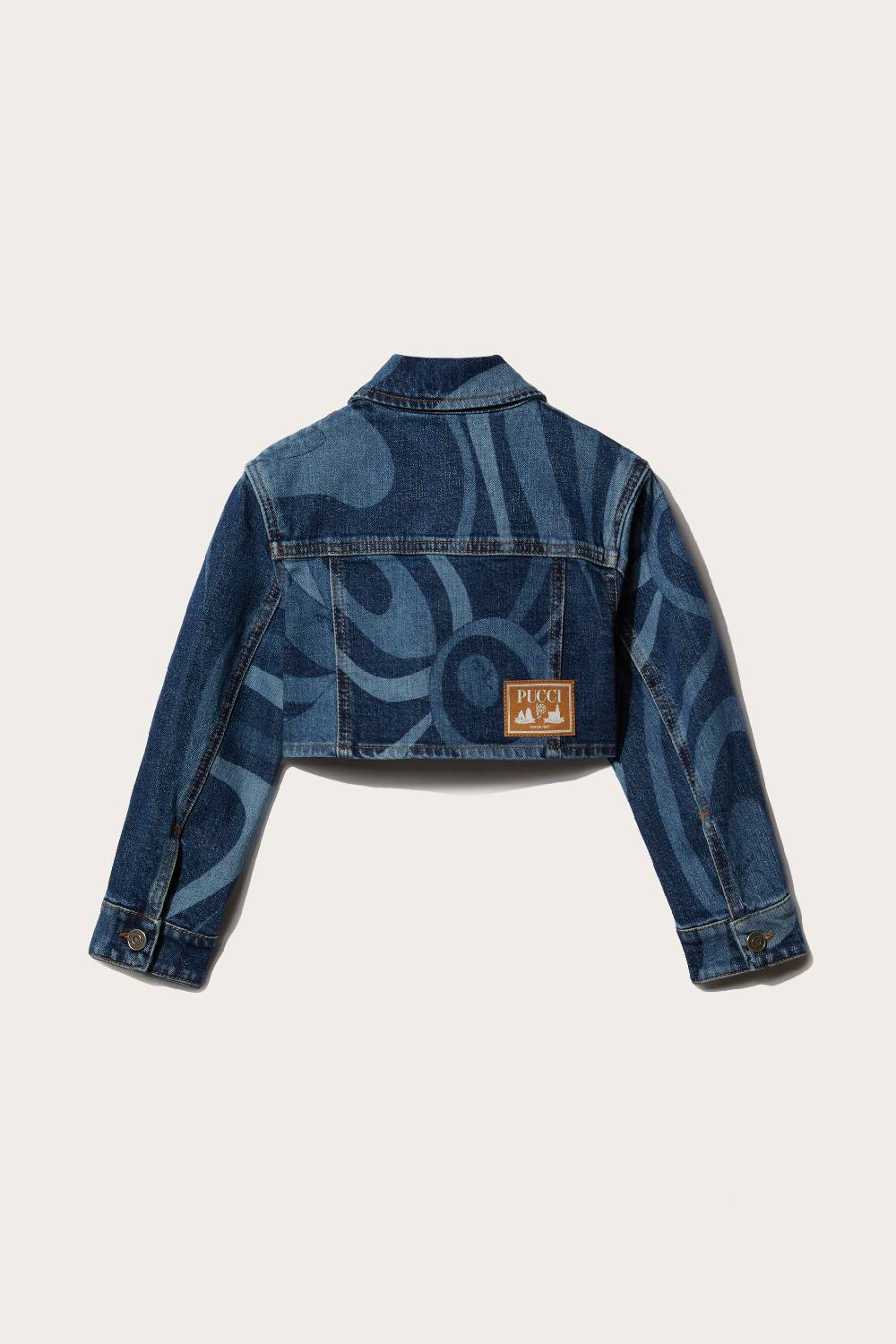 Pucci Marmo-Print Denim Jacket Nuovi prodotti