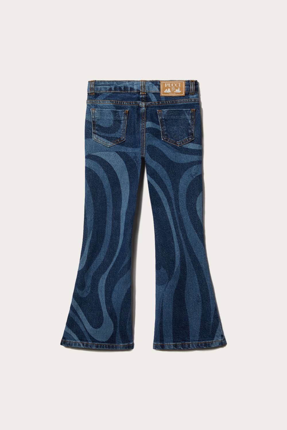 Pucci Marmo-Print Flared Jeans Bestseller