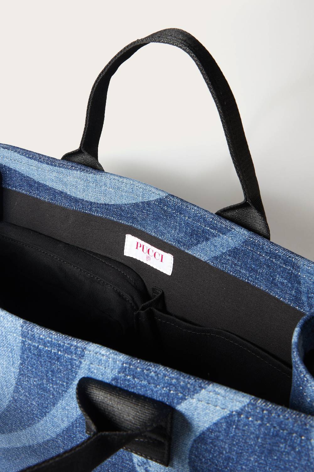 Pucci Marmo-Print Denim Changing Bag Liquidazione