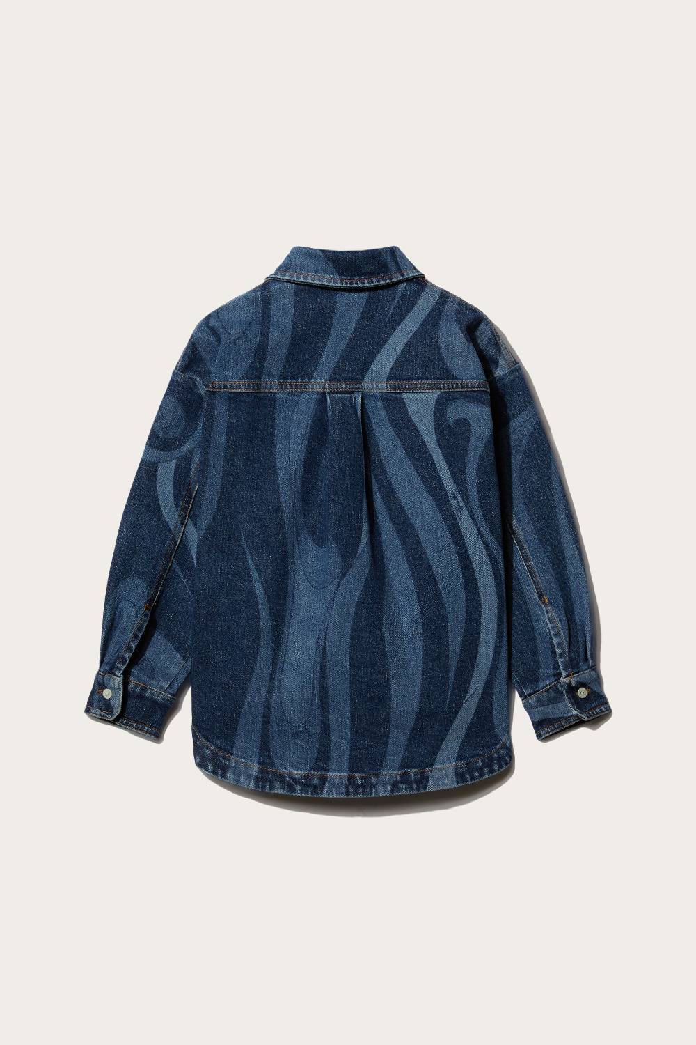Pucci Marmo-Print Denim Shirt Comprane uno, ottenene uno gratis