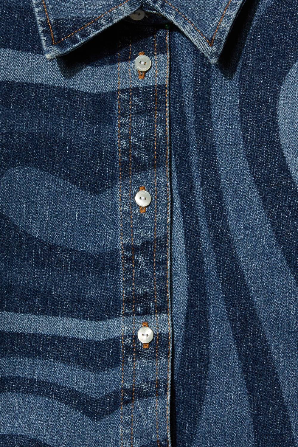 Pucci Marmo-Print Denim Shirt Comprane uno, ottenene uno gratis