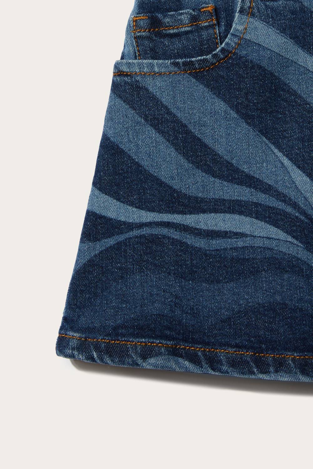 Pucci Marmo-Print Denim Skirt Offerte giornaliere
