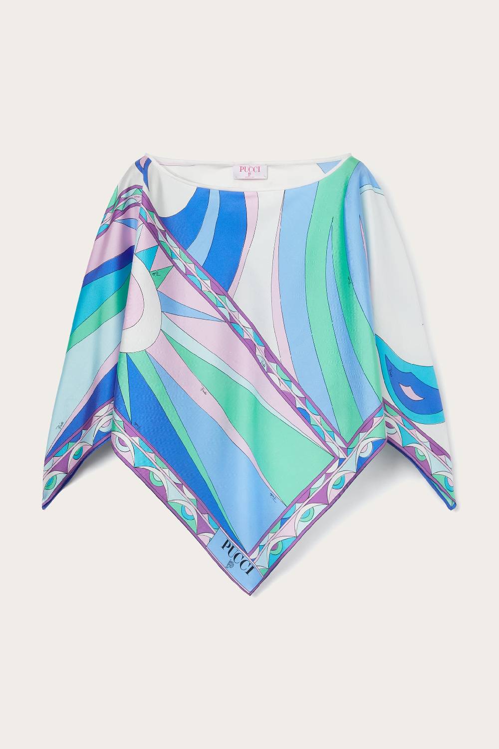 Pucci Top in seta con stampa Cigni Only for today