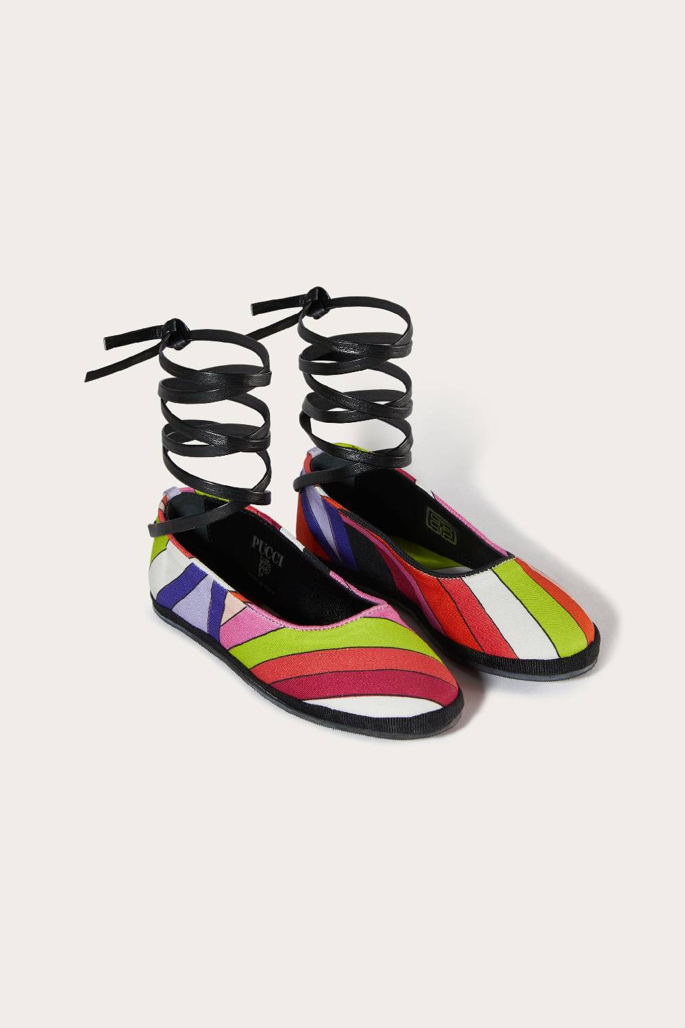 Pucci Iride-Print Ballet Pumps Super sconto