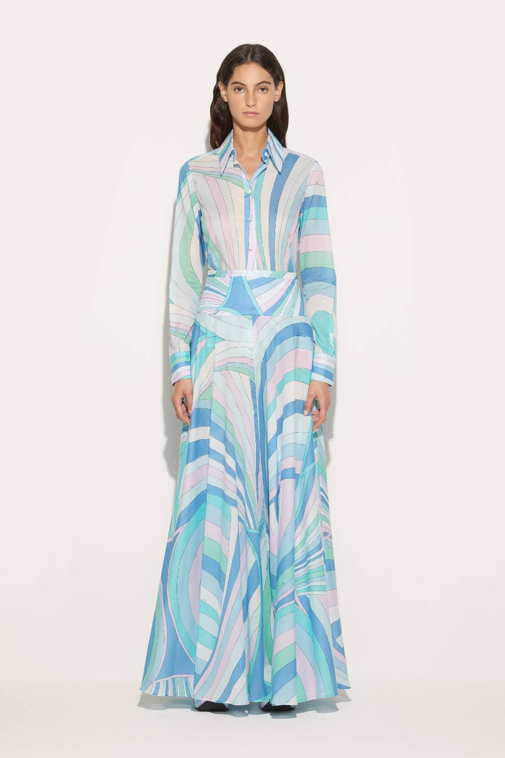 Pucci Gonna lunga con stampa Iride Italy