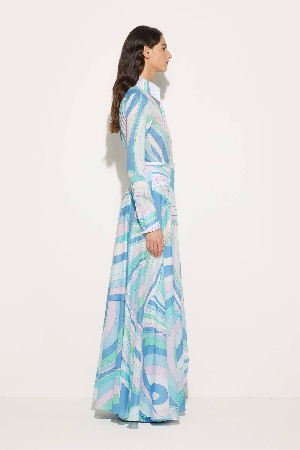 Pucci Gonna lunga con stampa Iride Italy