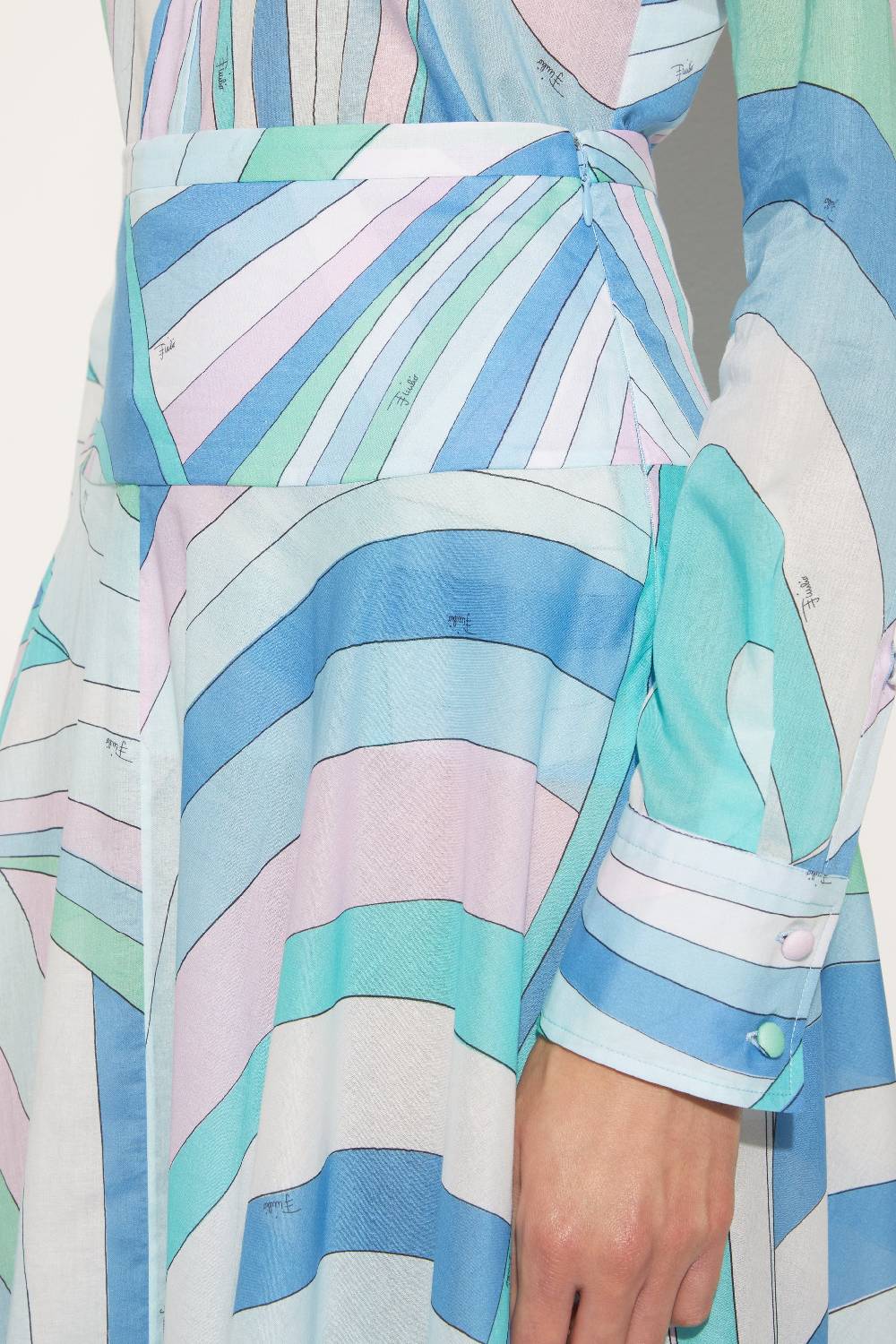 Pucci Gonna lunga con stampa Iride Italy