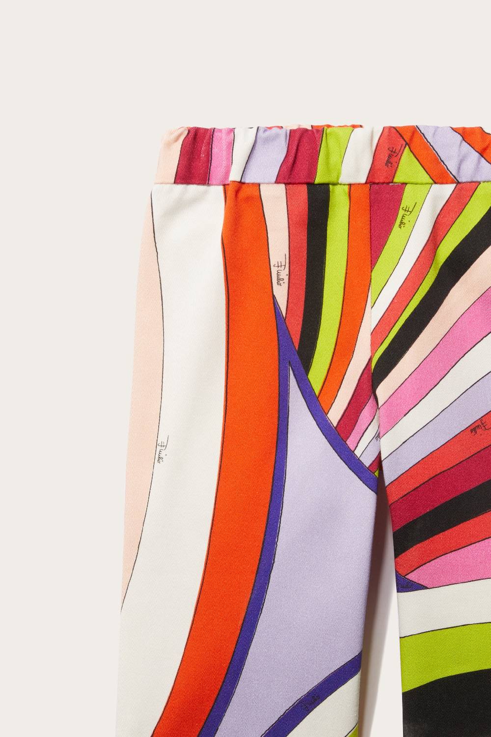 Pucci Iride-Print Cotton Trousers Acquista Ora