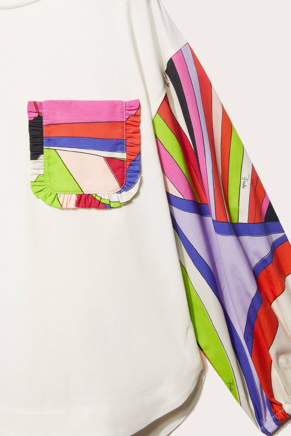 Pucci Iride-Print Cotton Top Fino Al -60%