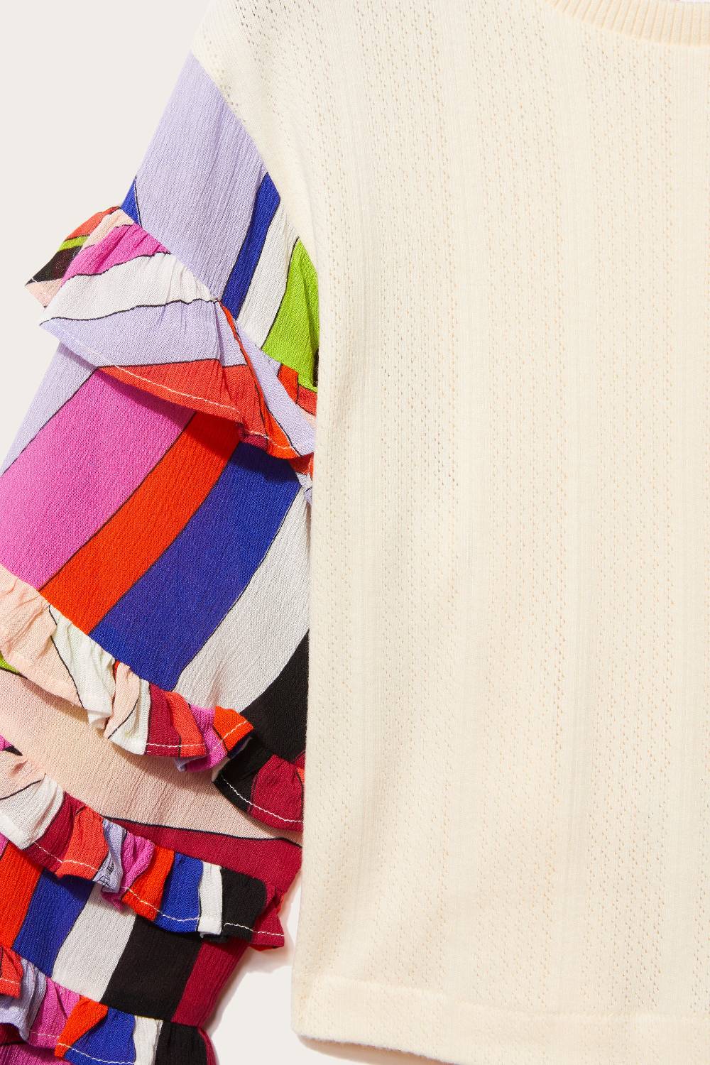 Pucci Iride-Print Crochet Top Shopping Online