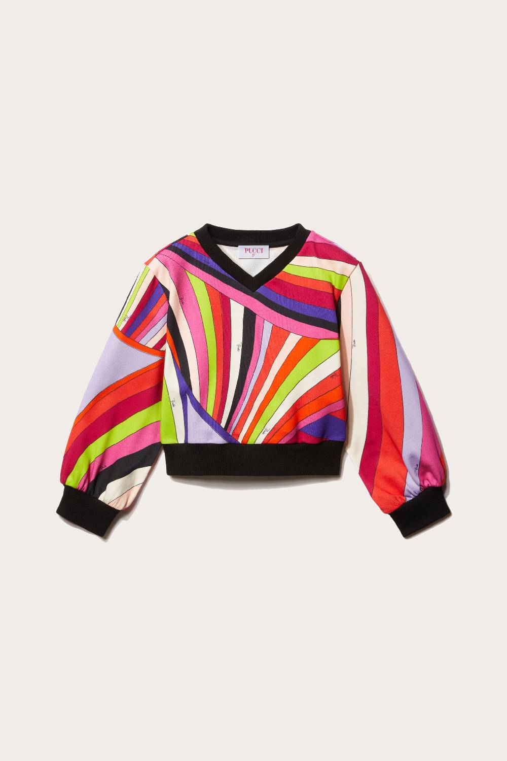 Pucci Iride-Print Cotton Sweatshirt Prezzo Ridotto