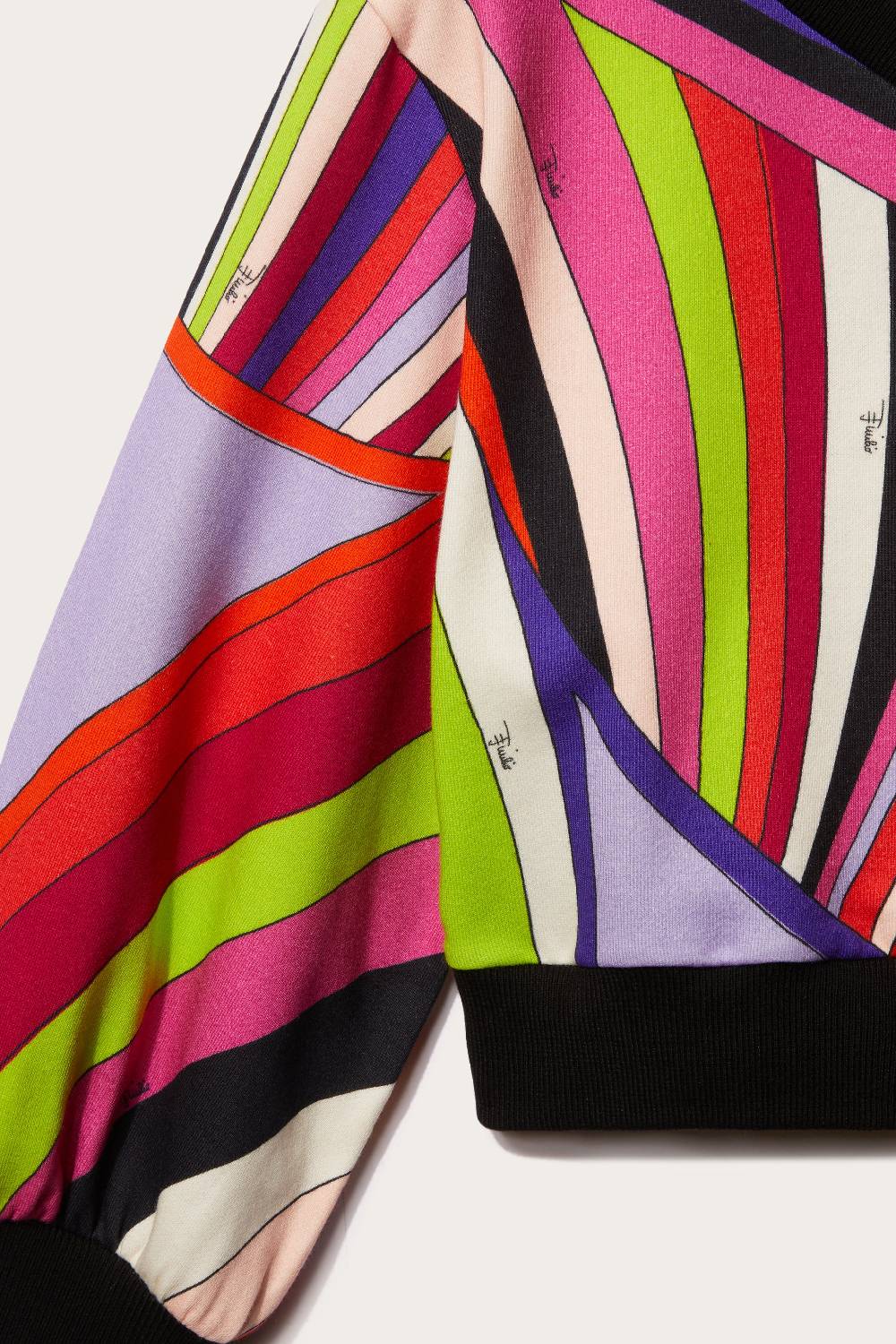 Pucci Iride-Print Cotton Sweatshirt Prezzo Ridotto