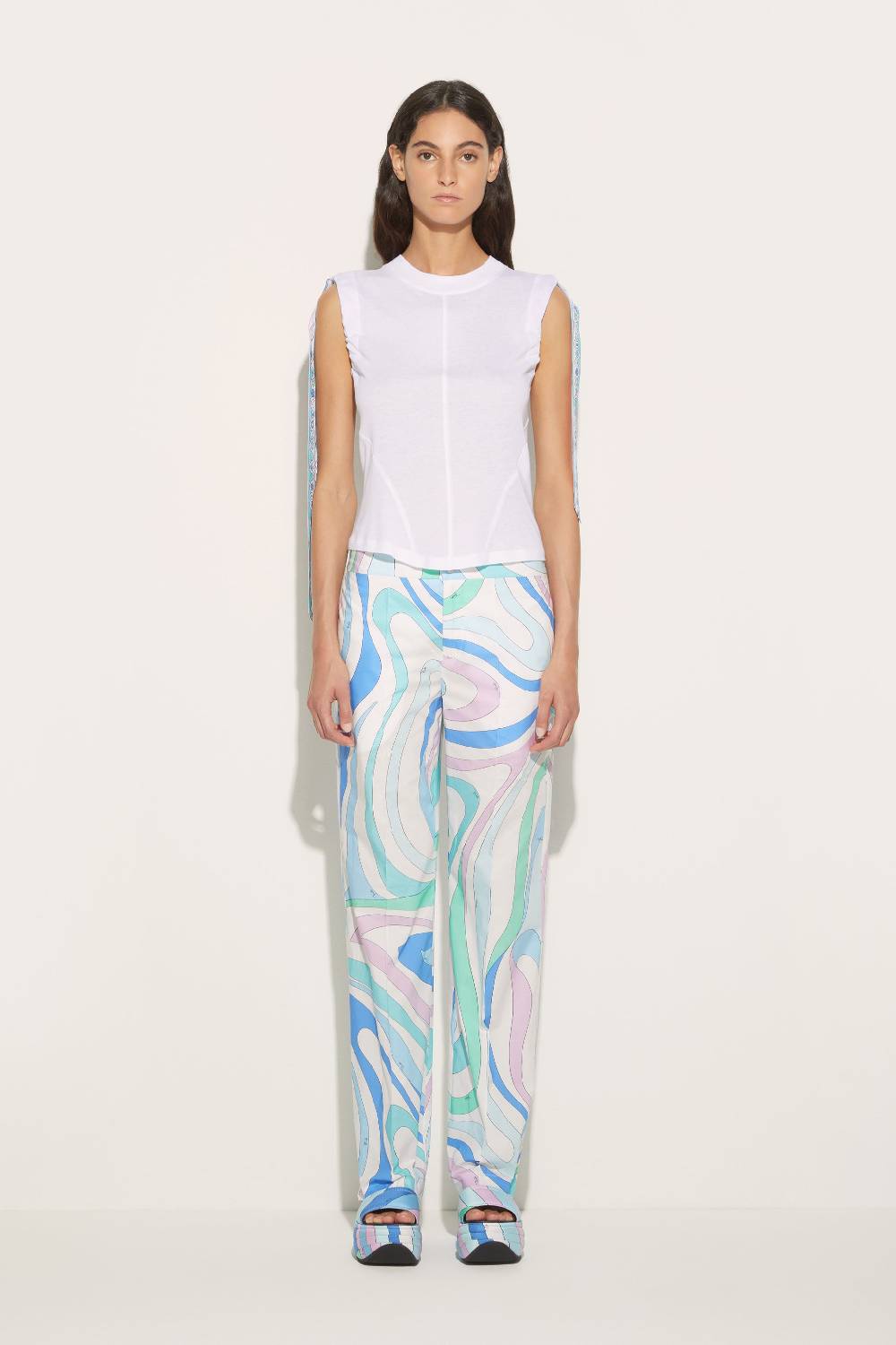 Pucci Pantaloni con stampa Marmo Vendita Calda