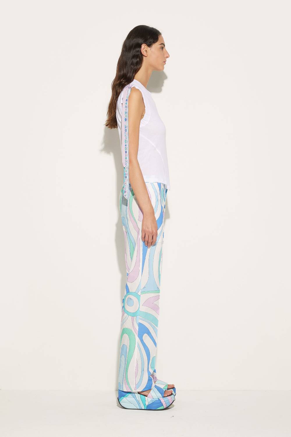 Pucci Pantaloni con stampa Marmo Vendita Calda