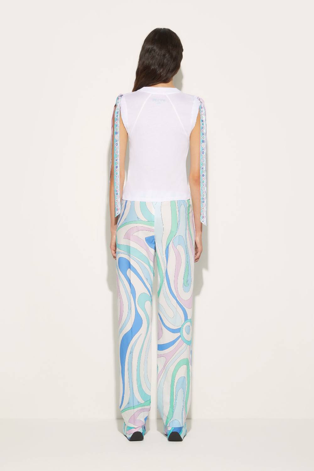 Pucci Pantaloni con stampa Marmo Vendita Calda